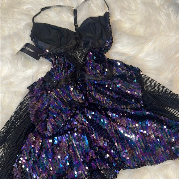 NWT Club Exx Firefly Mini Dress - Picture 4 of 9